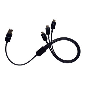 usb cable with multiple ends