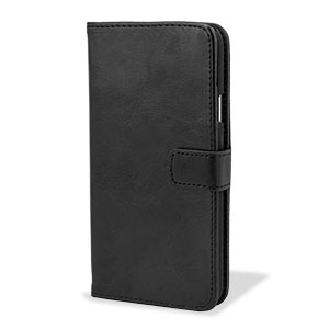 Wallet Stand Case for Samsung Galaxy S5 - Black