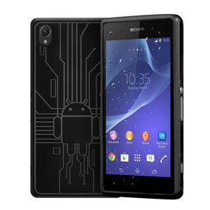 Cruzerlite Bugdroid Circuit Sony Xperia Z2 Case - Black