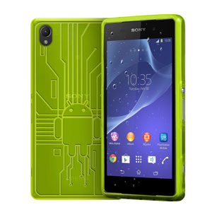 Cruzerlite Bugdroid Circuit Sony Xperia Z2 Case - Green