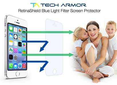 Tech Armor RetinaShield Blue Light iPhone 5S / 5 / 5C Screen Protector