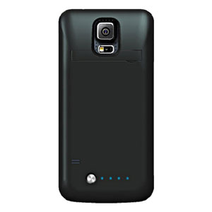 Samsung Galaxy S5 Power Bank Flip Case - Black