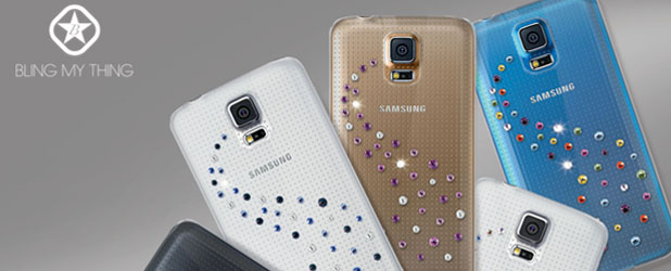 Bling My Thing Milky Way Collection Galaxy S5 Case - Angel Mix