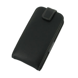 PDair Samsung Galaxy Ace 3 Leather Flip Case - Black