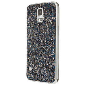 Official Samsung Galaxy S5 Swarovski Studded Back Cover - Silver