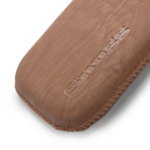 Snugg Samsung Galaxy S5 Faux Leather Pouch Case - Tan