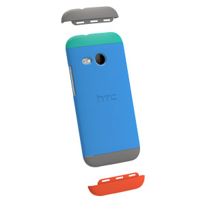 Official HTC One Mini 2 Double Dip Hard Shell - Blue and Green