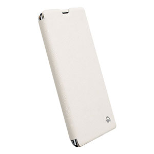 Krusell Malmo Sony Xperia T3 Flip Case - White