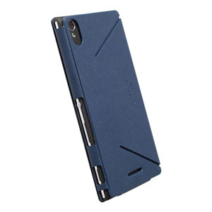 Krusell Malmo Sony Xperia T3 Flip Case - Blue