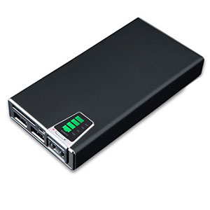 Olixar enCharge 10,000mAh Dual USB Portable Charger and Card Reader