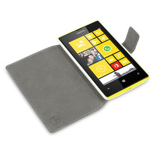 Nokia Lumia 520 Folio Book Case - White
