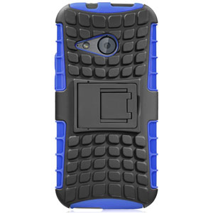 ArmourDillo Hybrid HTC One Mini 2 Protective Case - Blue