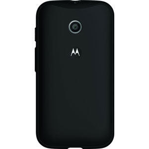 Official Motorola Grip Shell Case for Moto E - Black