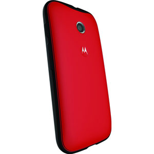 Official Motorola Moto E Grip Shell Case - Cherry