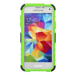 Encase ArmourDillo Samsung Galaxy S5 Mini Protective Case - Green