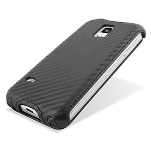 Encase Slimline Carbon Fibre-Style Galaxy S5 Mini Vertical Flip Case