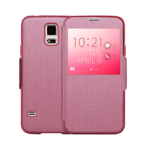 Moshi SenseCover Samsung Galaxy S5 Smart Case - Pink