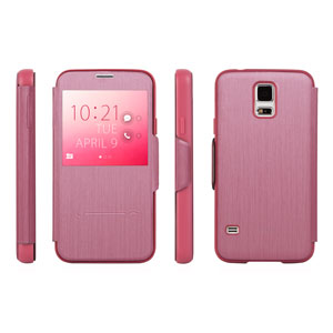 Moshi SenseCover Samsung Galaxy S5 Smart Case - Pink