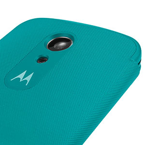 Official Motorola Moto G 2nd Gen Flip Shell Cover - Turquoise