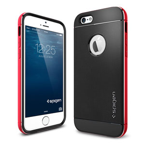 Spigen Neo Hybrid Metal iPhone 6 4.7 Case - Metal Red