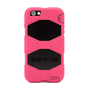 Griffin Survivor iPhone 6 Plus All-Terrain Case - Pink / Black