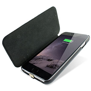 enCharge Solar iPhone 6 Battery Flip Case 2,800mAh - Black