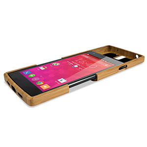 Encase Deluxe OnePlus One Bamboo Hard Case