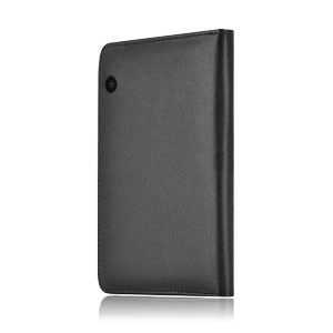 Encase Leather Style Amazon Kindle Voyage Folio Case - Black