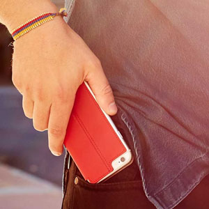 Twelve South SurfacePad iPhone 6 Luxury Leather Case - Red