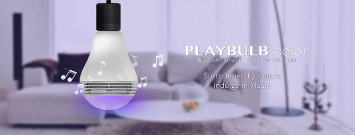 MiPow Playbulb Color Bluetooth Speaker Smart Bulb