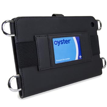 Olixar Premium iPad Air 1 / 2 Wallet Case with Shoulder Strap - Black