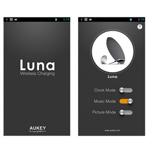 Aukey Luna Qi Universal Wireless Charger - Silver
