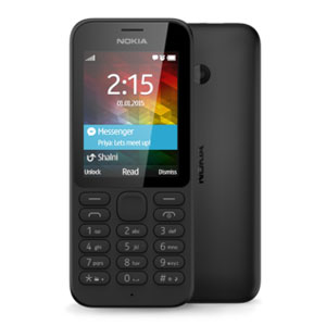 SIM Free Nokia 215 - Black
