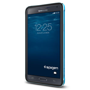 Spigen Neo Hybrid Metal Samsung Galaxy Note 4 Case - Blue