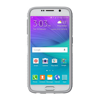 Speck CandyShell Grip Samsung Galaxy S6 Case - Black / Slate Grey
