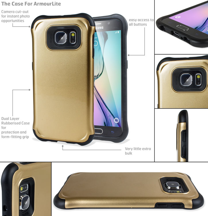 Olixar Armourlite Samsung Galaxy S Case Gold