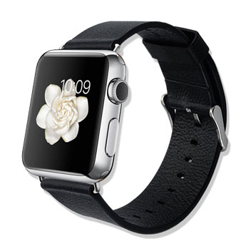 Baseus 42mm Apple Watch Leather Strap - Black