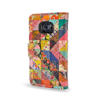 Create and Case Samsung Galaxy S6 Book Case - Grandma's Quilt