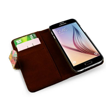 Create and Case Samsung Galaxy S6 Book Case - Grandma's Quilt