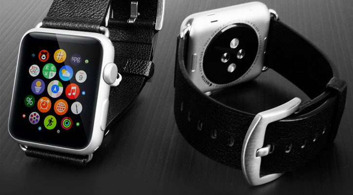 Baseus Apple Watch Premium Leather Strap - 42mm - Black