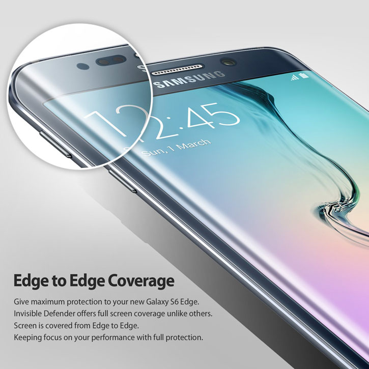 Rearth invisible defender samsung galaxy s6 edge screen protector wird rearth invisible defender samsung galaxy s6 edge screen protector case