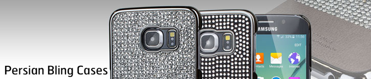 Samsung Galaxy S6 Edge Persian Neo Bling Case - Black
