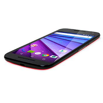 Official Motorola Moto G 3rd Gen Shell Replacement Back Cover - Cherry