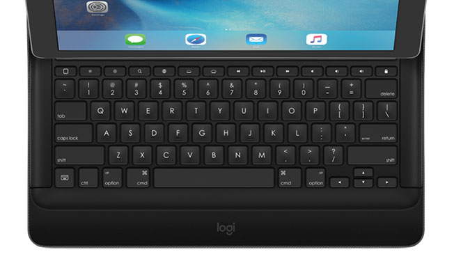 Logitech Create iPad Pro 12.9 inch Backlit Keyboard Case - Black