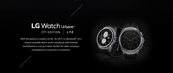 Montre LG Watch Urbane 2eme Edition LTE Android / iOS – Noir Espace