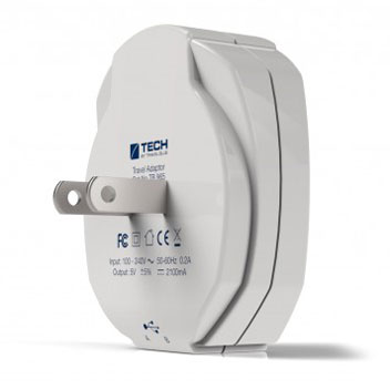 Travel Blue 2.1A Dual USB USA Wall Charger
