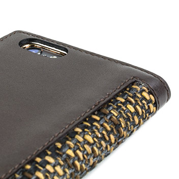Slg genuine leather fabric iphone 6s plus 6 plus wallet case brown reviews slg genuine leather fabric iphone 6s plus 6 plus wallet case brown reviews the head hair
