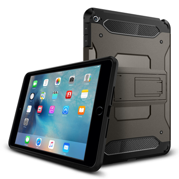 Spigen Tough Armor iPad Mini 4 Case - Smooth Black