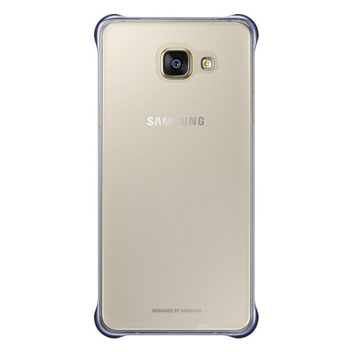 Official Samsung Galaxy A5 2016 Clear Cover Case - Blue / Black
