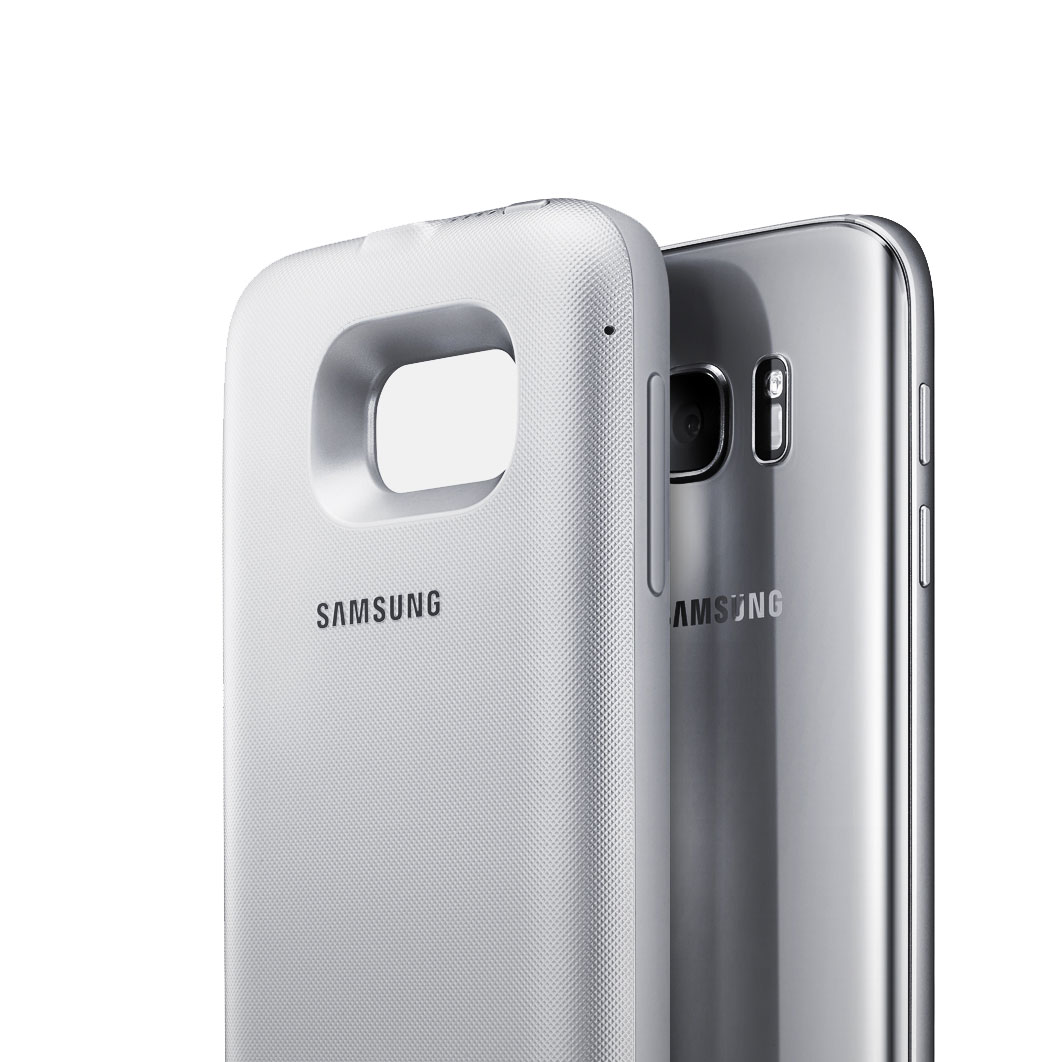 Official Samsung Galaxy S7 Back Pack Battery Case - Silver